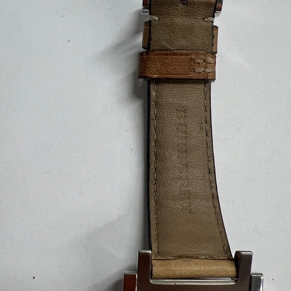 Burberry Heritage BU1553 Unisex Watch Original Tan Leather Band main image 9